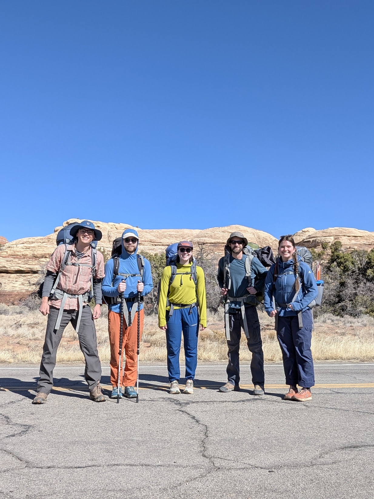 Group photo at Canyonlands